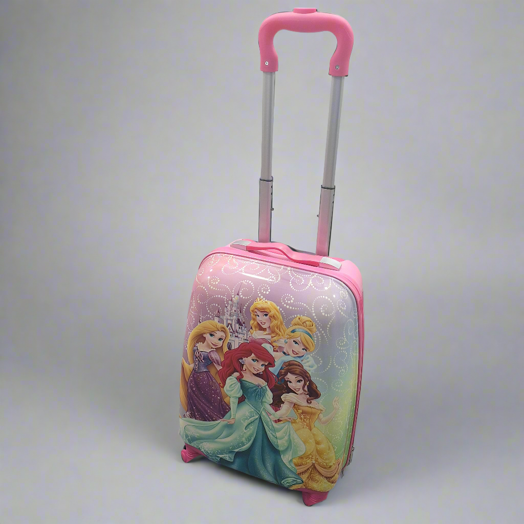 4 Wheels - Kids Travel Trolley - Pink - Princess