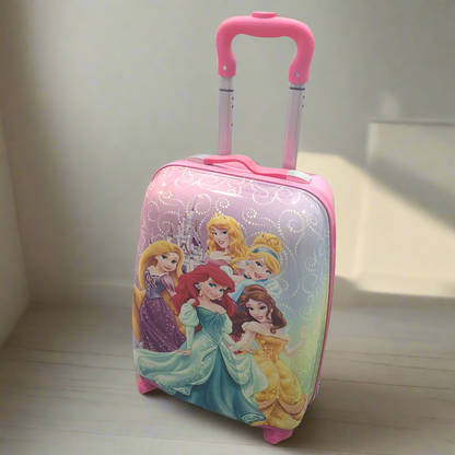 4 Wheels - Kids Travel Trolley - Pink - Princess