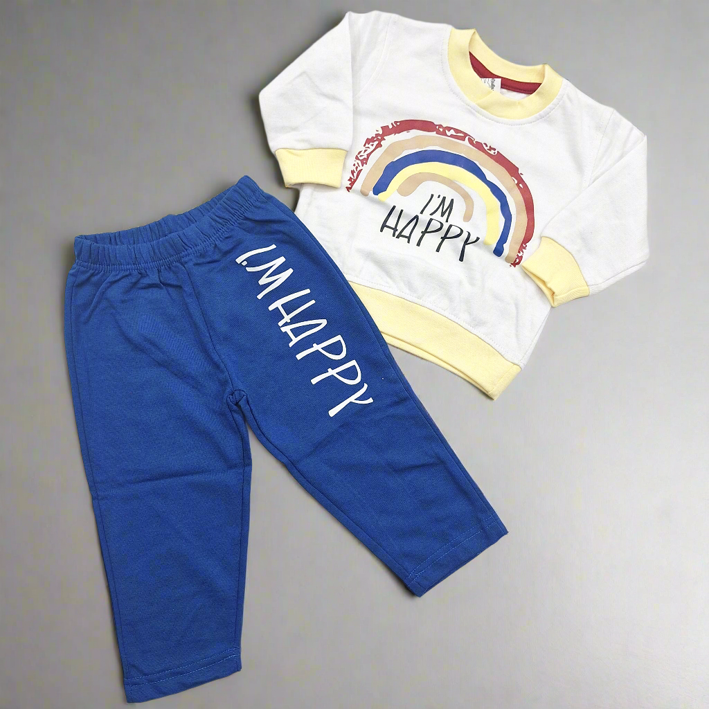 Nijntje - Night Suit - Happy - White & Blue