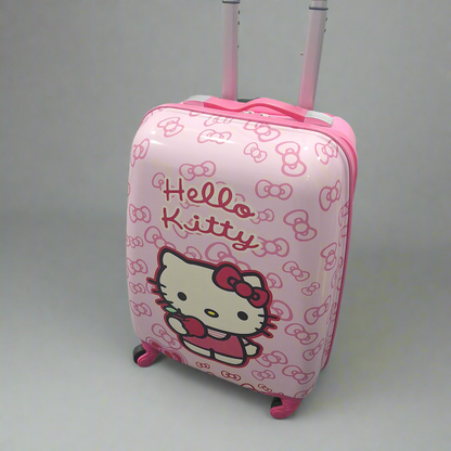 4 Wheels - Kids Travel Trolley - Pink - Hello Kitty