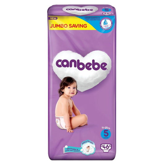 Canbebe Diapers Pack Size 5 - 46 Pcs