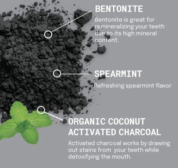 Charcoal Teeth Whitening Powder | Deep Cleansing