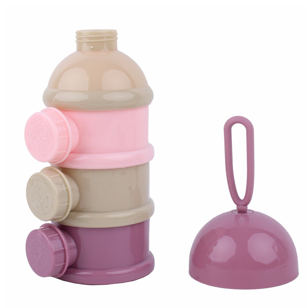 3-Layer Milk Powder Container - Purple