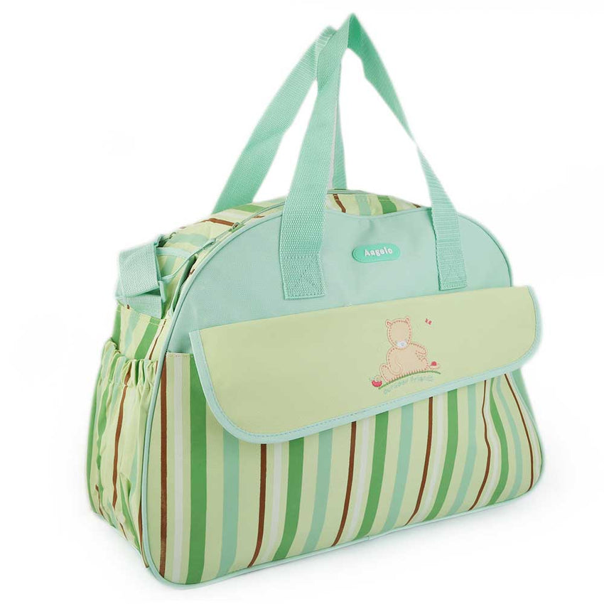 D-Shape Diaper Bag - Stripes