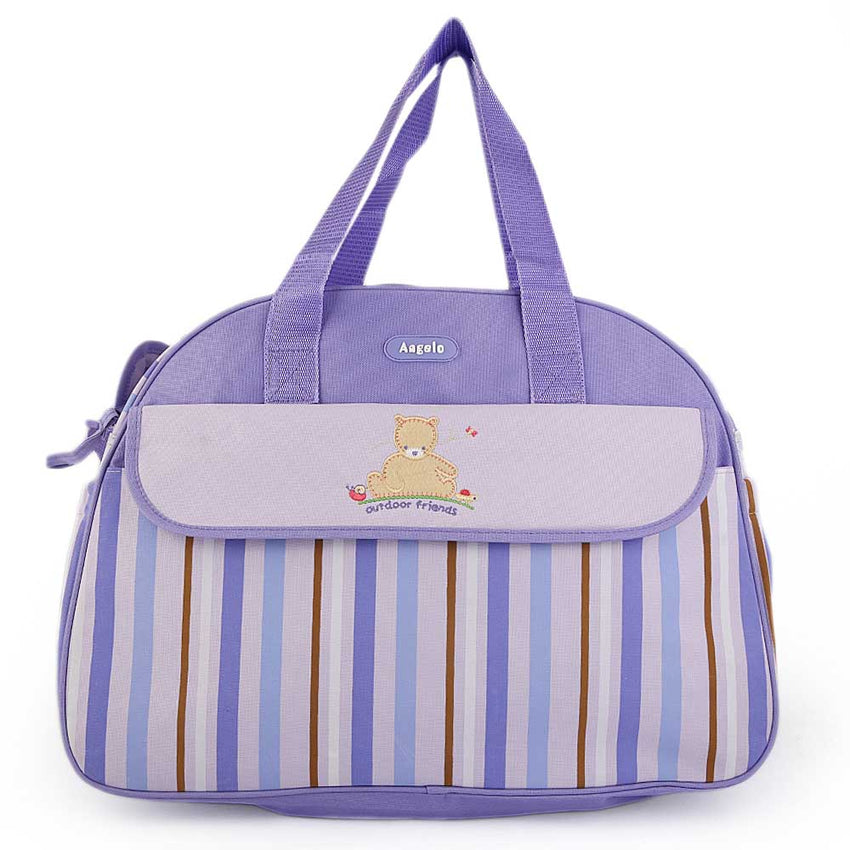 D-Shape Diaper Bag - Stripes