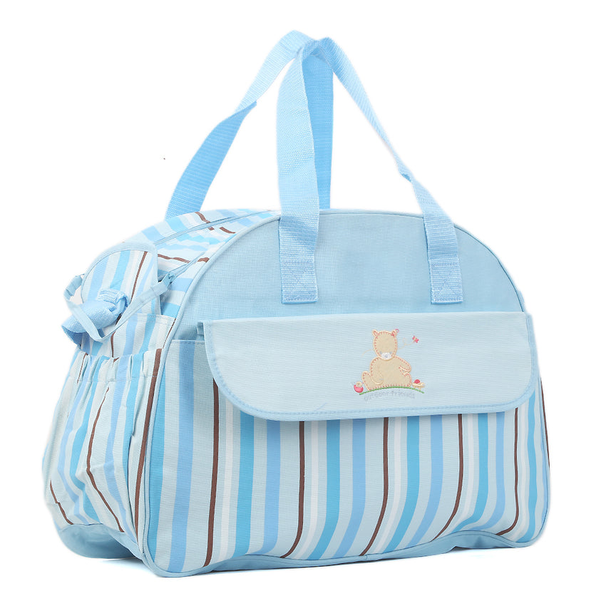 D-Shape Diaper Bag - Stripes