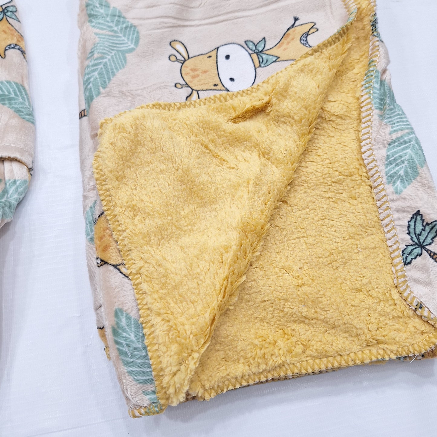 2 Pieces - Swaddle & Blanket - Brown - Jungle