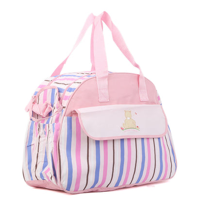 D-Shape Diaper Bag - Stripes